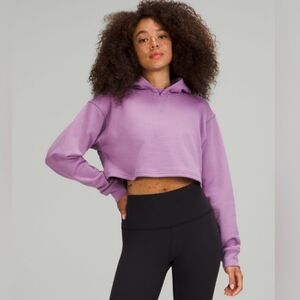 Lululemon - All Yours Cropped Hoodie Wisteria Purple Lavender Women's 4/6